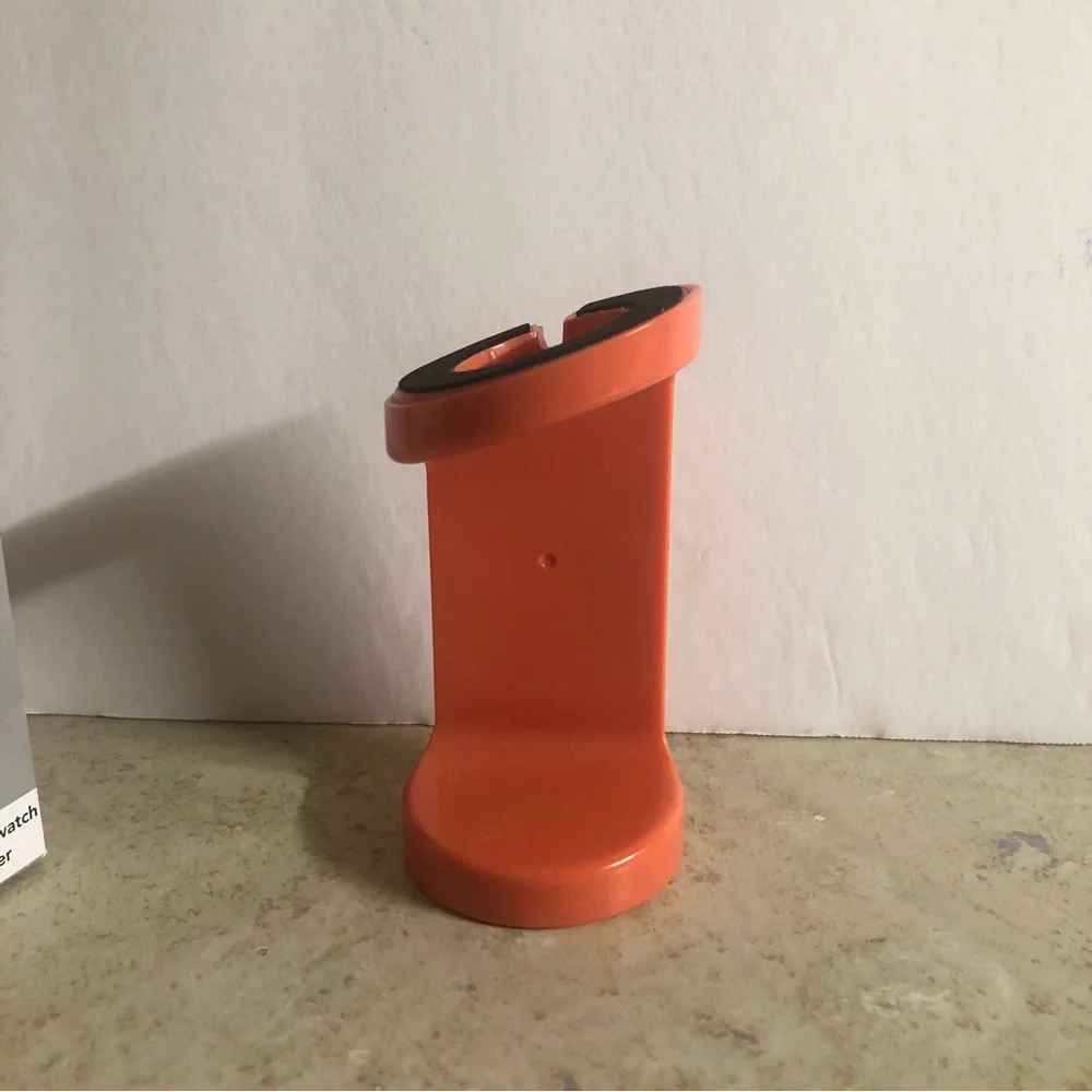 Red Orange Apple Watch Charger Stand